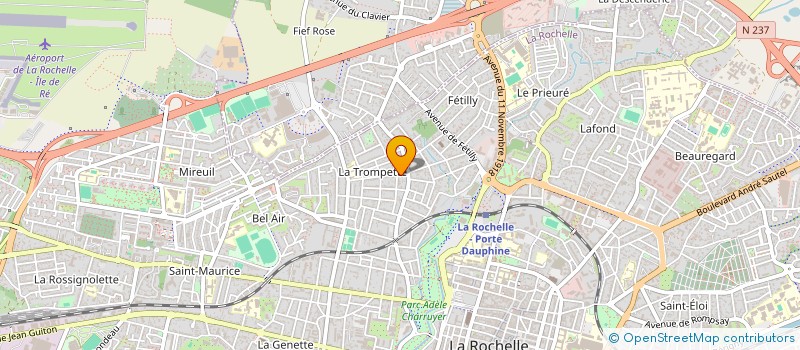 localisation de l'entreprise MV  LA ROCHELLE