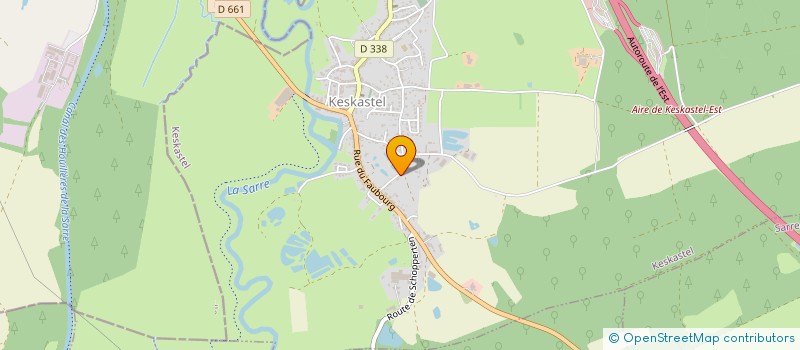 localisation de l'entreprise MV  KESKASTEL