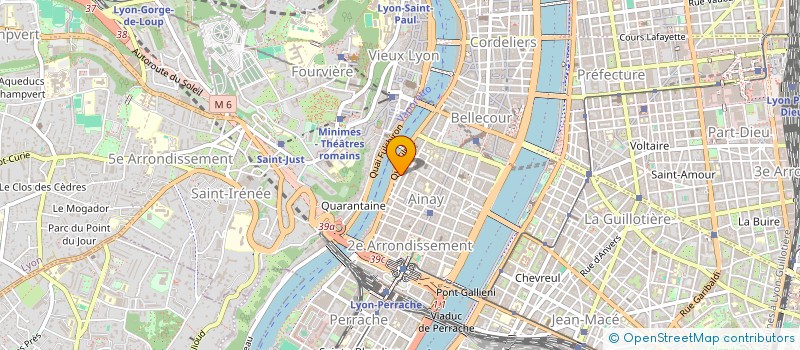 localisation de l'entreprise MV ASSOCIES  LYON