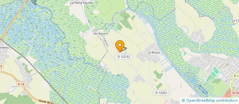 localisation de l'entreprise MV AUTO 17  SAUJON