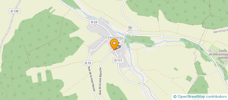 localisation de l'entreprise MV BATIMENT  CHENNEGY