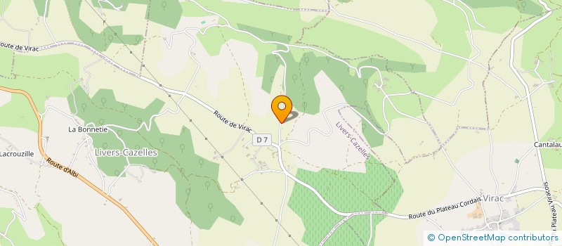 localisation de l'entreprise MV BATIMENT  LIVERS-CAZELLES