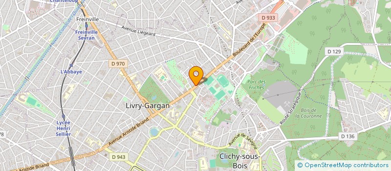 localisation de l'entreprise MV BODY SPA à LIVRY-GARGAN