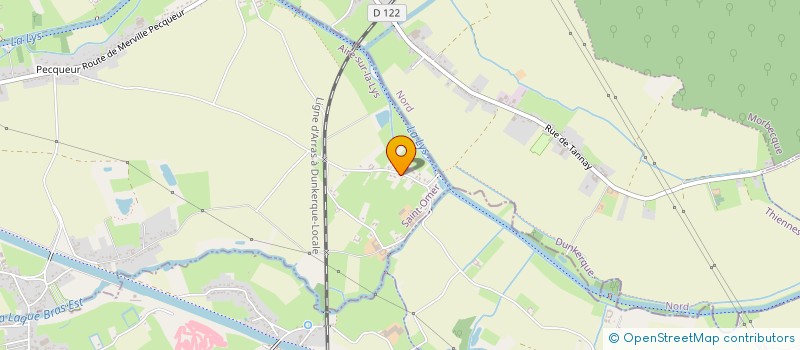 localisation de l'entreprise MV'BOIS à AIRE-SUR-LA-LYS