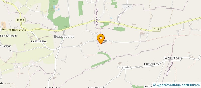 localisation de l'entreprise MV BOIS  TESSY-BOCAGE