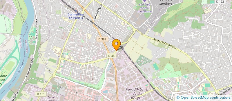 localisation de l'entreprise MV CONCEPT à CORMEILLES-EN-PARISIS