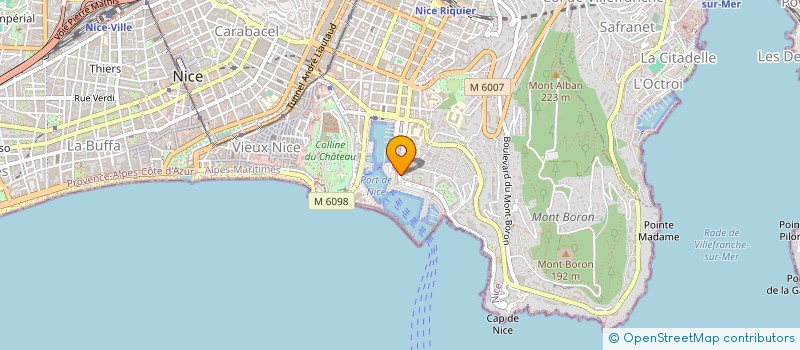 localisation de l'entreprise MV CONCEPT à NICE