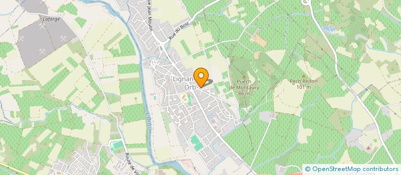 localisation de l'entreprise MV CONSEILS  LIGNAN-SUR-ORB