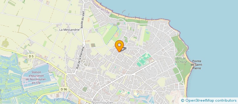 localisation de l'entreprise MV COSTA OUEST  NOIRMOUTIER-EN-L'ILE