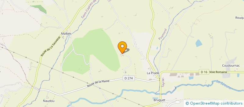 localisation de l'entreprise MV.DAGUI  PUYMIROL