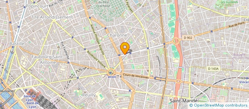 localisation de l'entreprise MV DECORATION  PARIS