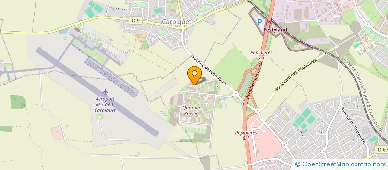 localisation de l'entreprise MV DIFFUSION à BRETTEVILLE-SUR-ODON