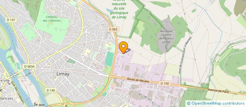 localisation de l'entreprise MV DISTRIBUTION à LIMAY