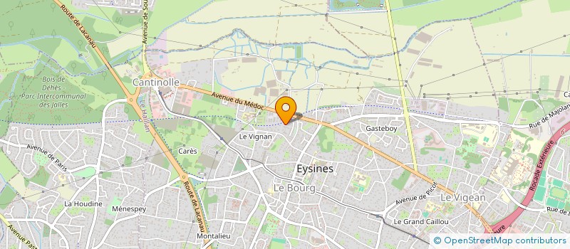 localisation de l'entreprise MV ECO ENERGIES à EYSINES