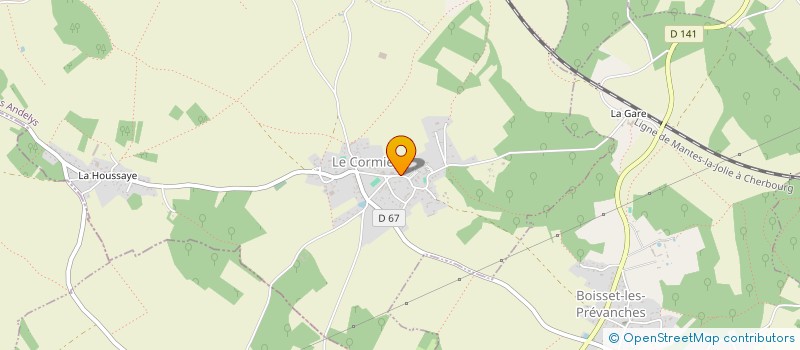 localisation de l'entreprise MV EFFAROUCHEMENT  LE CORMIER