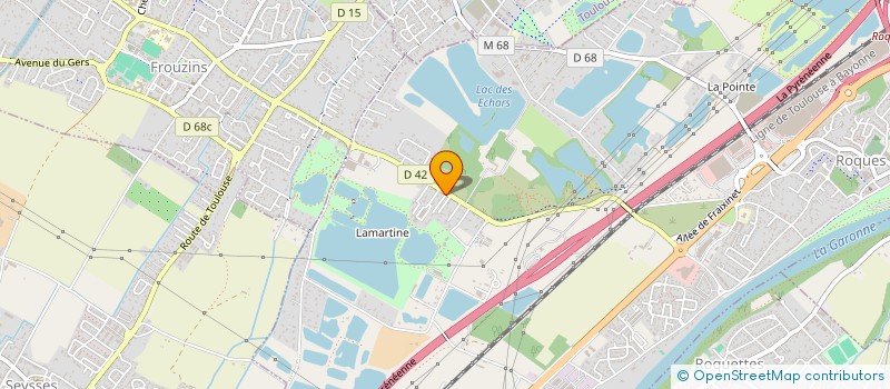 localisation de l'entreprise MV ELEC 31  ROQUES