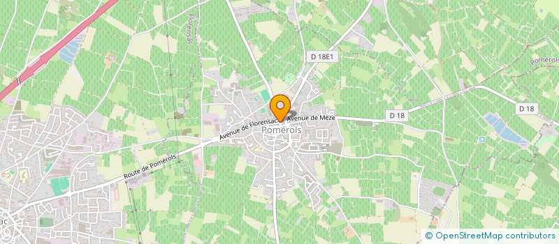 localisation de l'entreprise MV ELEC  POMEROLS