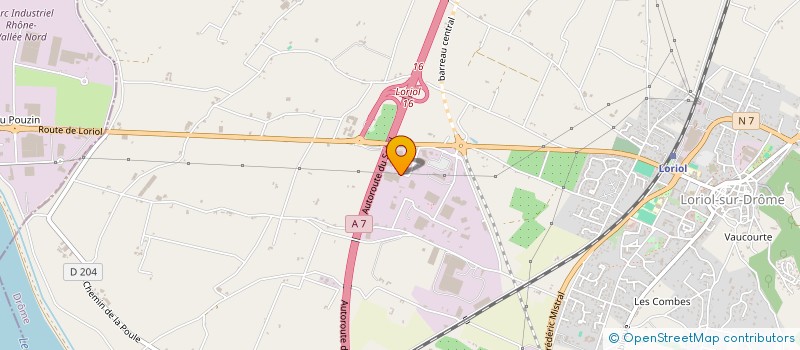 localisation de l'entreprise MV ENERGIE  LORIOL-SUR-DROME