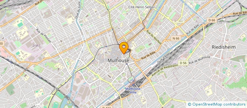 localisation de l'entreprise MV ENGAGEMENTS  MULHOUSE