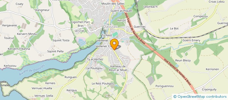 localisation de l'entreprise MV FAMILY  DAOULAS