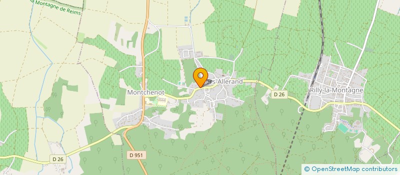 localisation de l'entreprise MV FINANCES  VILLERS-ALLERAND