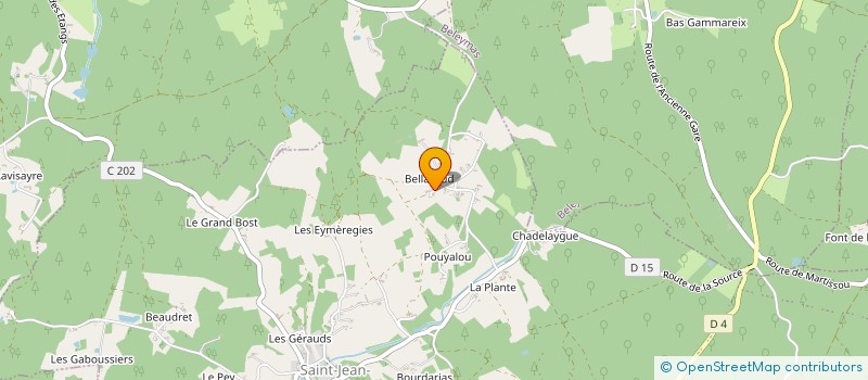 localisation de l'entreprise MV FINANCES  BELEYMAS