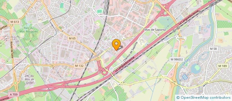 localisation de l'entreprise MV HOLDING à LATTES