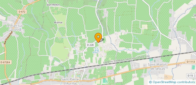 localisation de l'entreprise MV HOLDING  SAINT-PIERRE-D'AURILLAC