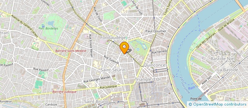 localisation de l'entreprise MV HOPE STREET  BORDEAUX