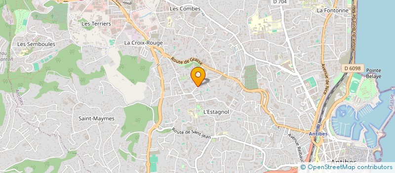 localisation de l'entreprise MV IMMO  ANTIBES