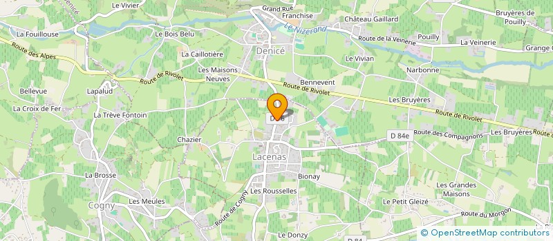 localisation de l'entreprise MV IMMOBILIER  LACENAS