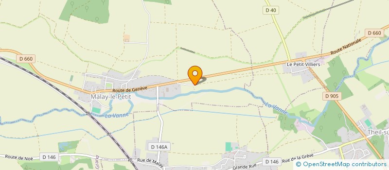 localisation de l'entreprise MV IMMOBILIER  MALAY-LE-PETIT