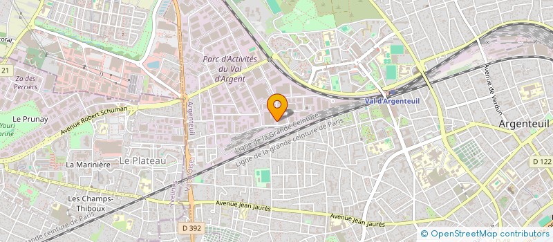 localisation de l'entreprise MV IMPORT EXPORT  ARGENTEUIL