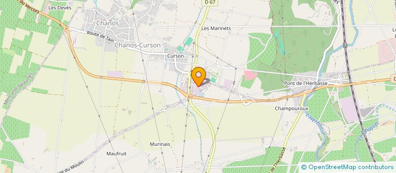 localisation de l'entreprise MV INNOVATION à ROMANS-SUR-ISERE