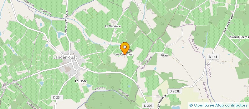 localisation de l'entreprise MV INVEST  LANDERROUAT