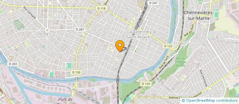 localisation de l'entreprise MV INVEST à SAINT-MAUR-DES-FOSSES