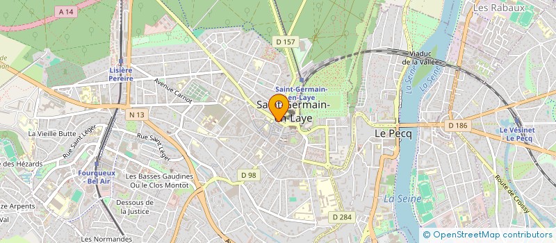 localisation de l'entreprise MV INVEST  SAINT-GERMAIN-EN-LAYE