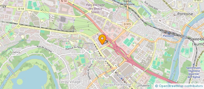 localisation de l'entreprise MV INVEST & CO  CERGY