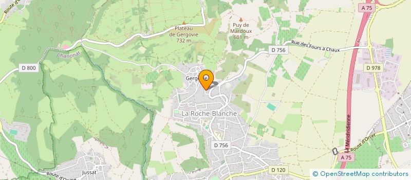 localisation de l'entreprise MV INVESTISSEMENT  LA ROCHE-BLANCHE