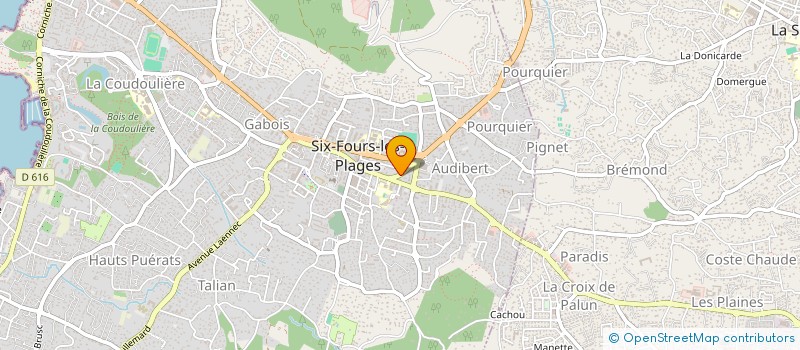localisation de l'entreprise MV MACONNERIE à SIX-FOURS-LES-PLAGES