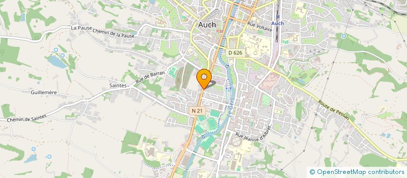 localisation de l'entreprise MV MEIGNAN FORMATIONS  AUCH