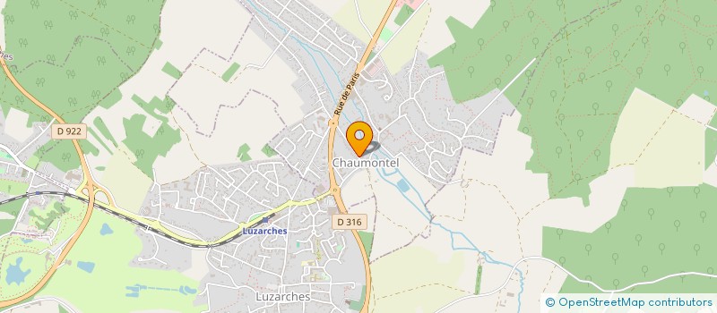 localisation de l'entreprise MV METAL CONCEPT  CHAUMONTEL