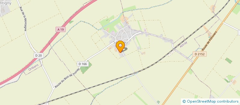 localisation de l'entreprise MV MOTO à SANTEAU