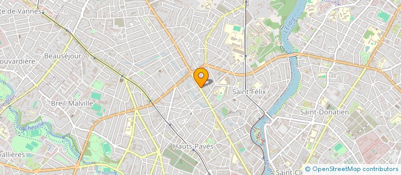 localisation de l'entreprise MV OUEST AMENAGEMENT  NANTES