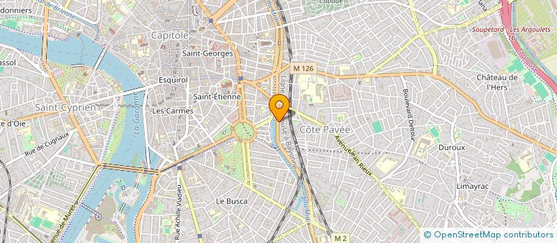 localisation de l'entreprise MV PATRIMOINE  TOULOUSE