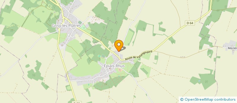 localisation de l'entreprise MV PATRIMONIUM  EPIAIS-RHUS