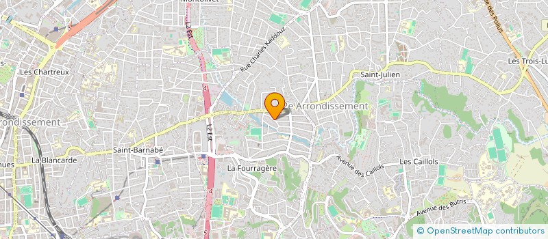 localisation de l'entreprise MV PRODUCTION à MARSEILLE