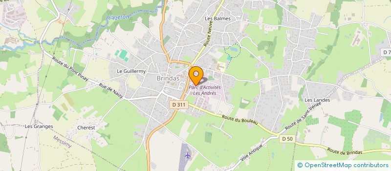 localisation de l'entreprise MV RECTIF MOTEURS à BRINDAS
