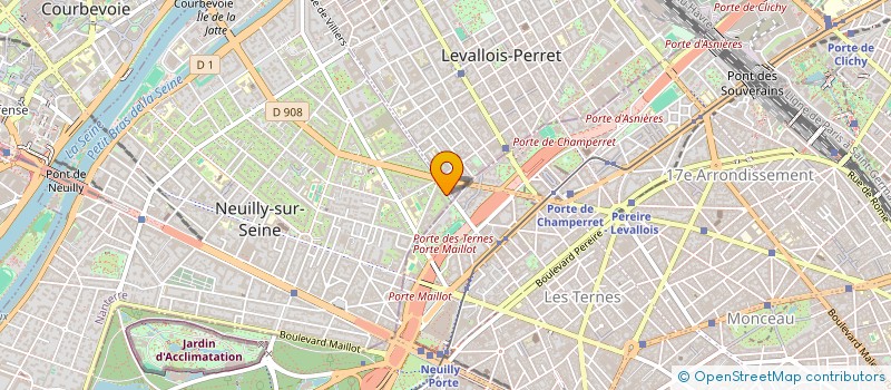 localisation de l'entreprise MV RENOVATION à NEUILLY-SUR-SEINE