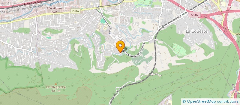 localisation de l'entreprise MV TAXI  AUBAGNE